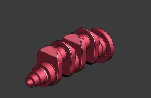 A0003908-两缸四冲程发动机曲轴缩略图